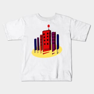 City of MAD TOWN Kids T-Shirt